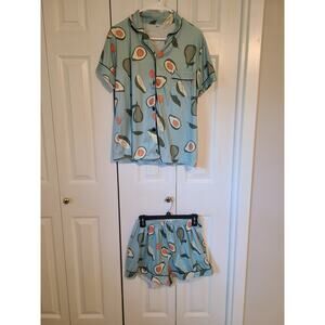 Unknown brand xl women's avocado pajama set